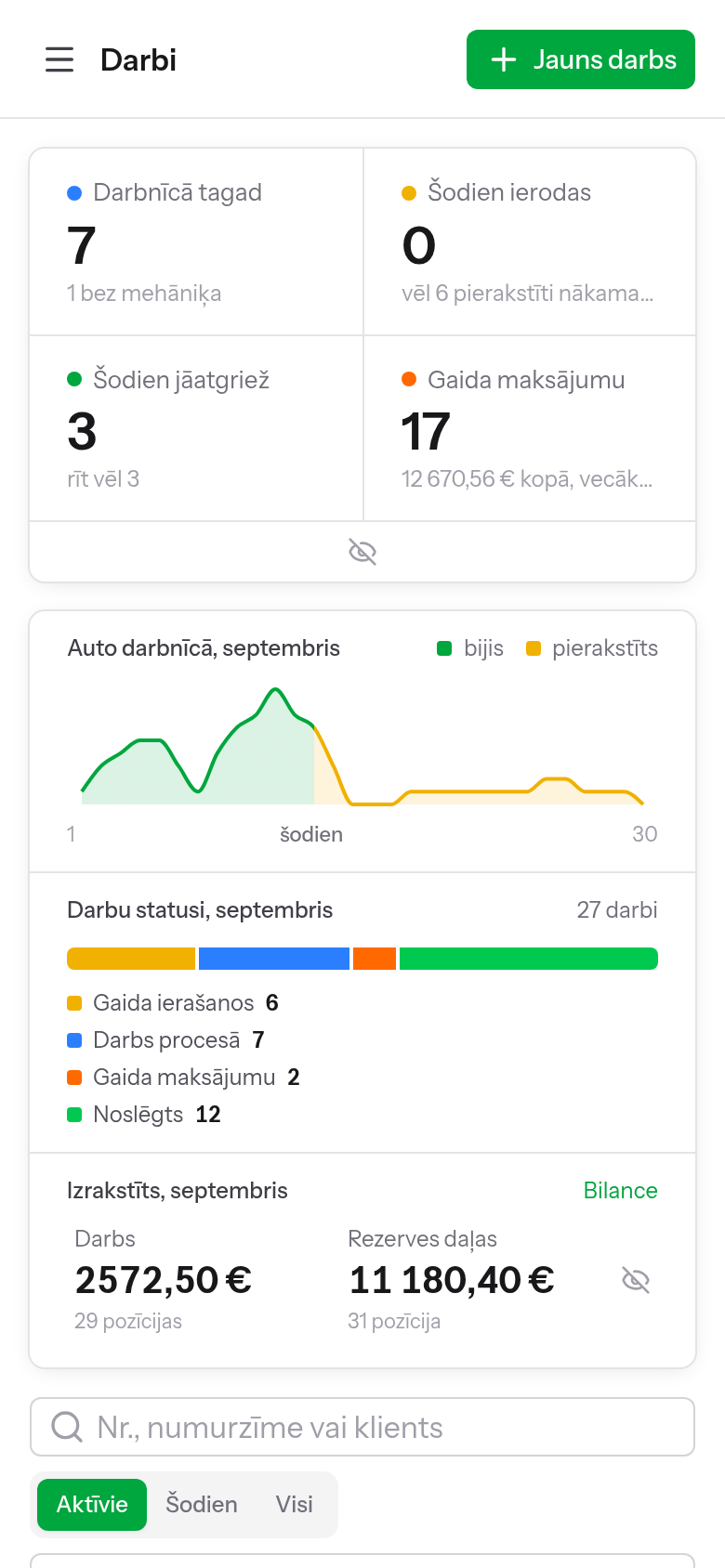AutoCRM.lv telefonā